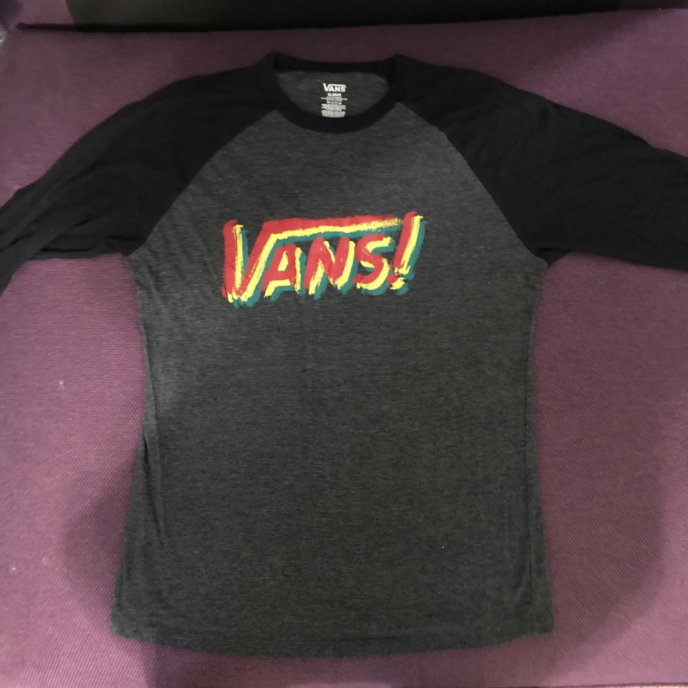 Vans baseball t shirt